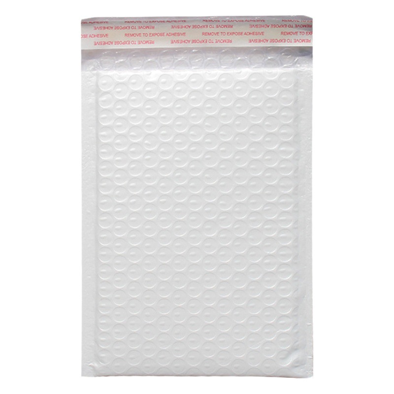 Bolsa de burbuja de película de perla blanca a prueba de golpes Bolsa De sobre de burbuja logística de impresión bolsa de embalaje bolsa de espuma de ropa