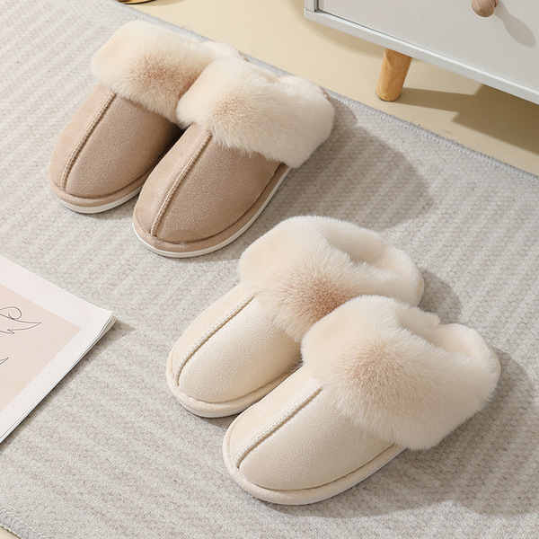 fashionable winter keep warm men's slippers for men and women