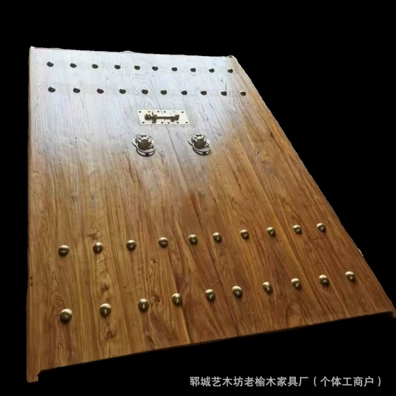 Ретро массивная древесина Двери в китайском стиле