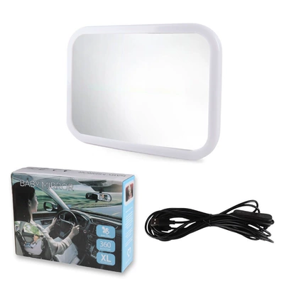 Cross-border best-selling 360-degree car Large field of view rear view auxiliary mirror - led-light-base-model