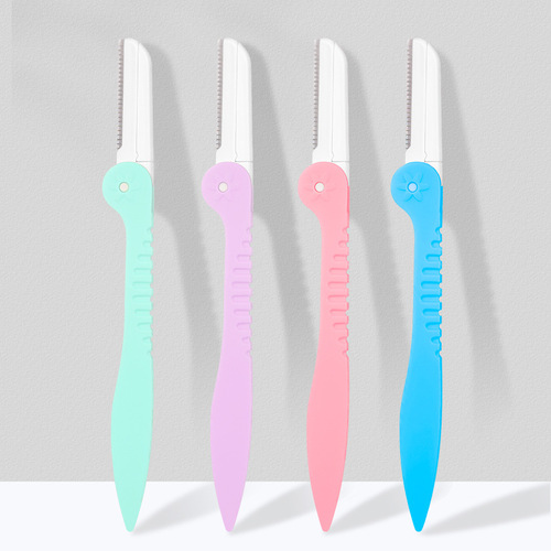 Jili Sharp Macro Blade Eyebrow Trimmer New Folding Stainless Steel Eyebrow Trimmer Sharp Beginner Factory Direct Sales
