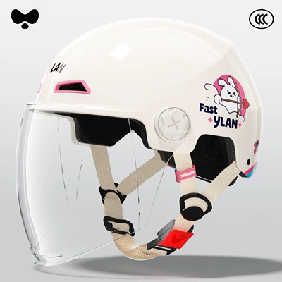 Motosiklet kaskı (dəbilqə), Vehicle Men's Summer Sun Protection - 3c-arrow-rabbit-cute-hd-long-lens-new-national-standard-class-a-one-size-fits-all