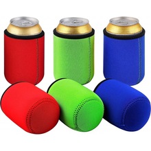 可乐套潜水料啤酒套保温隔热易拉罐保护套SBR防摔连底杯套锁冷
