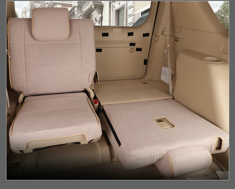 [Cross-Border] Toyota 4Runner 11-24 Prado Linen Seat Cover Full Surround Car Seat Cushion