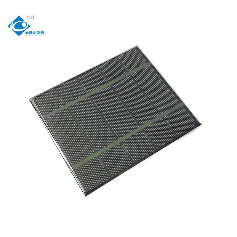 志旺新能源 3W单晶滴胶光伏板140*120 户外太阳能板2.5V 移动充电