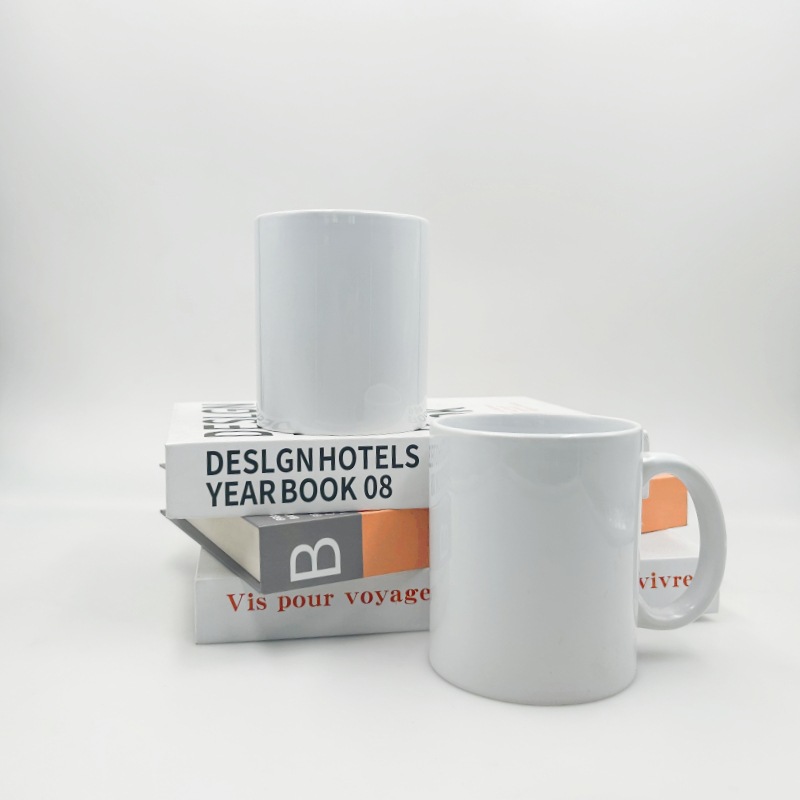 Taza de agua de 11oz Taza de cerámica recubierta con logotipo personalizado Taza de café publicitaria evento minimalista Regalo publicitario