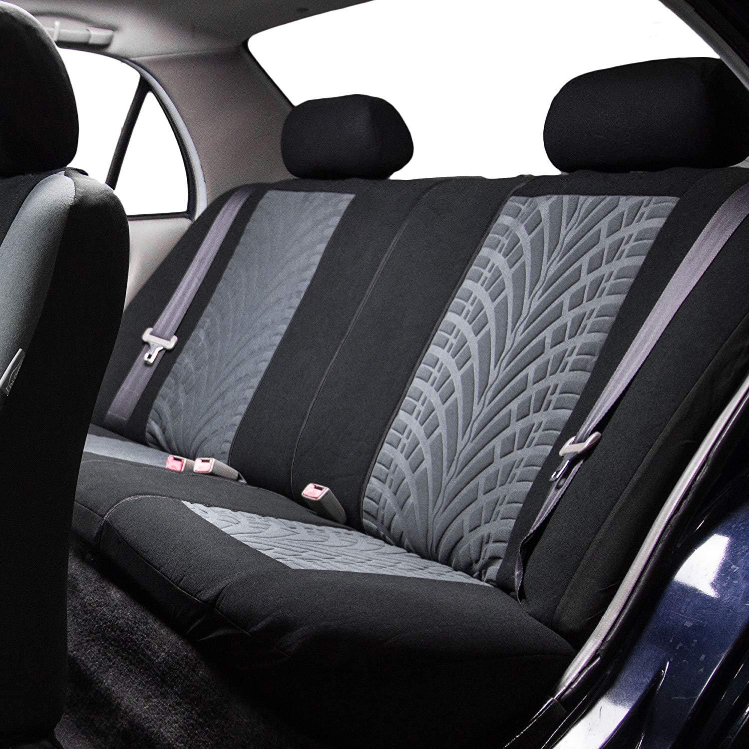Cross-Border Hot-Selling Elastic Fabric Tire Pattern Press-Stitched Seven-Seater Car Seat Cover 13-Piece Set Seat Cushion