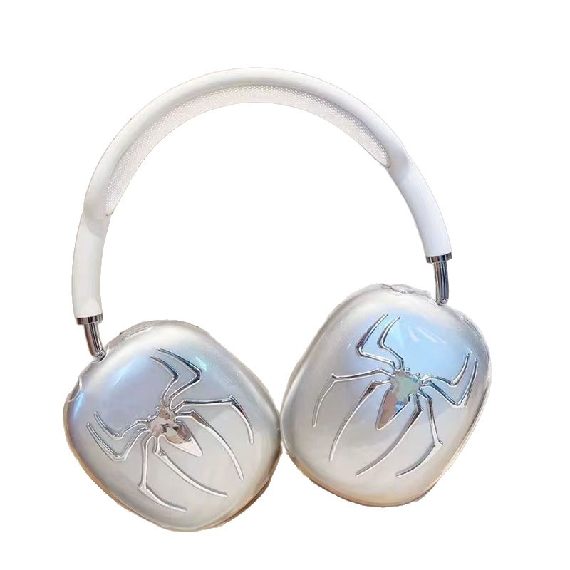 Ins Silver Cute Spider para Apple Headset AirpodsMax Bluetooth Case Max image 5
