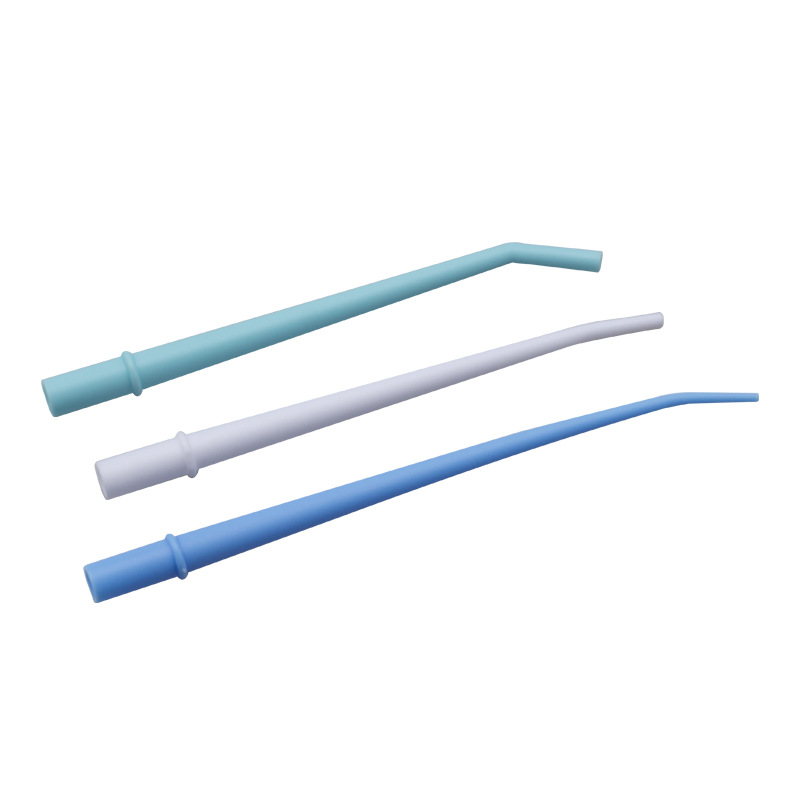 Dental oral fuerte paja tubo de saliva quirúrgica codo fuerte paja 1/4 1/8 1/16 25 unids/pack