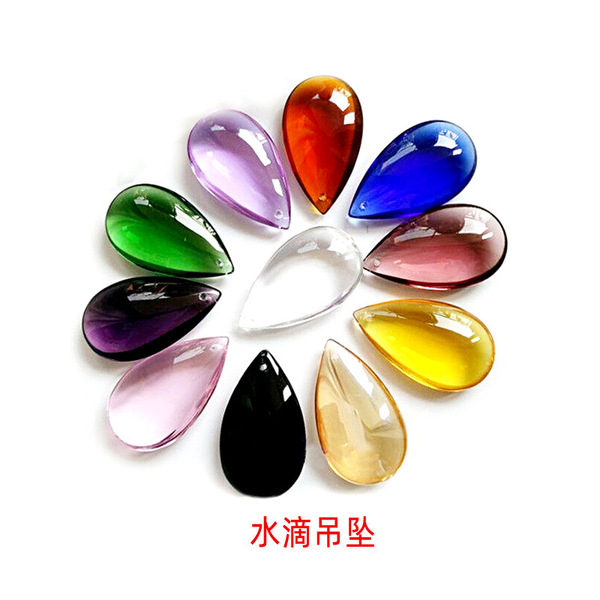 glossy curtain drop-shaped