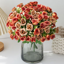 爆款仿真5叉米兰蕾牡丹花婚礼 DIY手捧花家居客厅装饰绢花假花