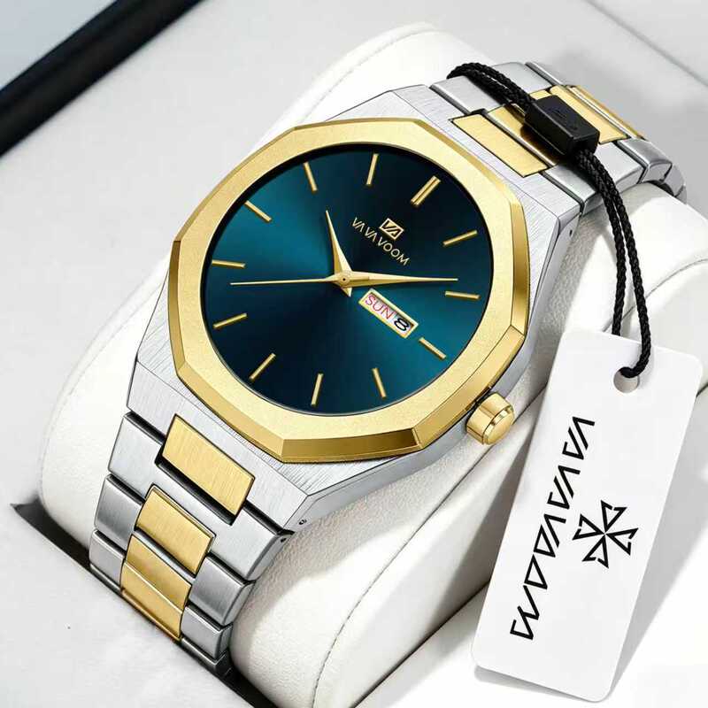 Amazon Cross Business Men's Watch Simple Diamond Gold Watch Student Casual Fashion Waterproof Quartz Watch Stainless Steel Band Amazon Cross Business Men's Watch Simple Diamond Gold Watch Student Casual Fashion Waterproof Quartz Watch Stainless Steel Band
