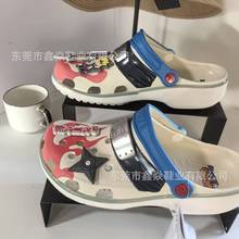 夏季新款Corss火影忍者炫酷卡通时尚户外洞洞鞋凉拖鞋工厂现货