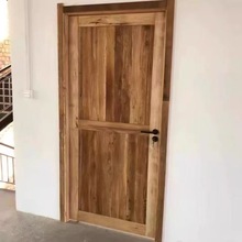 老榆木实木大门室内原木推拉门民宿酒店实木单开门别墅入户仿古门
