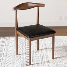 小吃快餐店凳子铁艺牛角椅特价批发汉堡甜品咖啡奶茶饭店餐厅餐椅