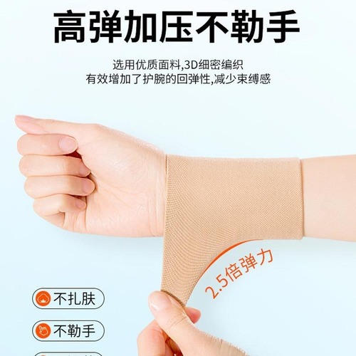 Medical Wrist Support with Palm Cover, Tendon Sheathitis, Sports Twist, Mouse Hand, Mother's Hand, Unisex Warmth Model