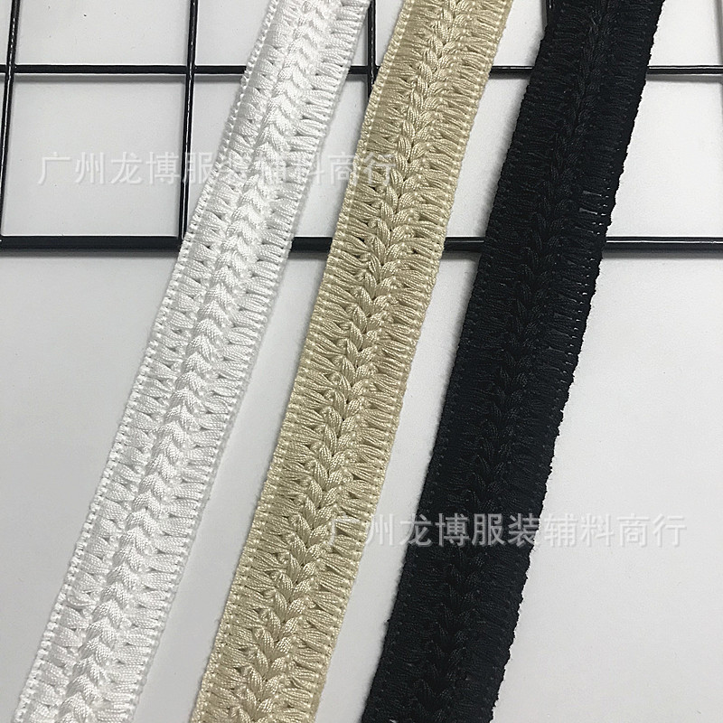 源头厂家小香风涤纶人字双边流苏花边 衣领衣边家纺包包装饰辅料