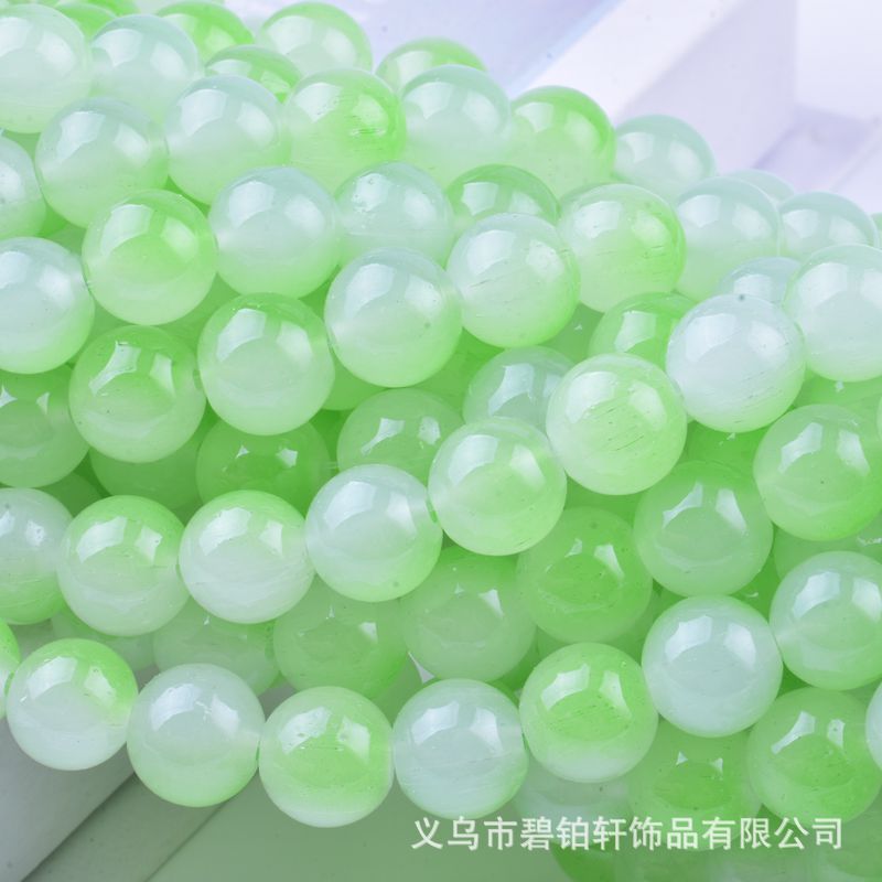 Gradient green raising color