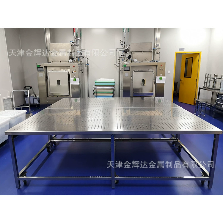Производитель Тяньцзинь поставляет верстак из нержавеющей стали 304_глядовый чистый верстак_Фармацевтическая фабрика Верстак 304