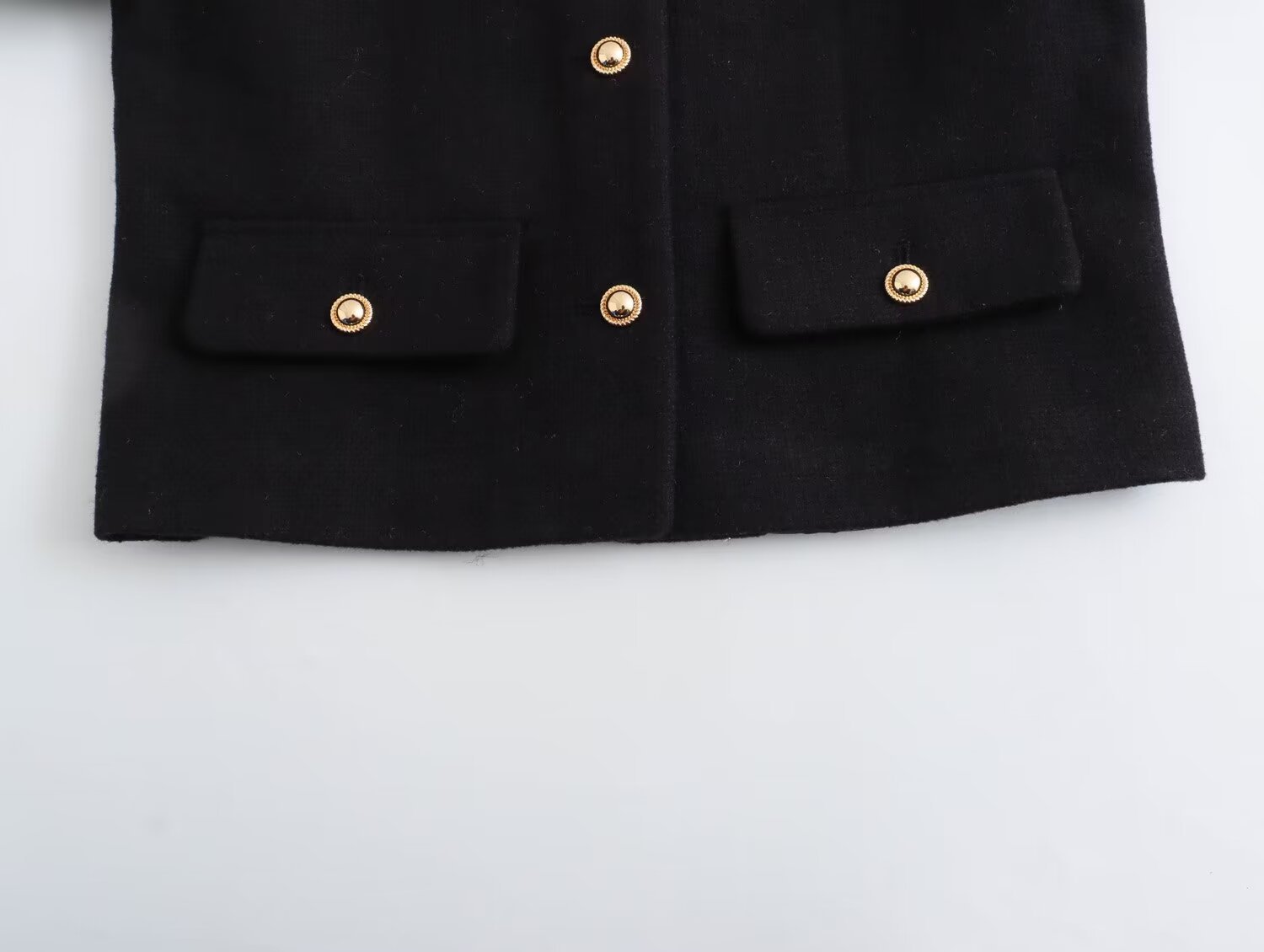 420g Weight Casual Jacket Outerwear Type Long Sleeve Sleeve Length Single Breasted Placket Type Regular Sleeve Sleeve Type Polyester Fabric Type Short Top Length Coat Tops Type Casual, Daily Occasion Round Neck Neckline Regular Fit Fit Type Solid Color Pattern Spring, Autumn Season Women's Gender Pocket Design Elegant, Streetwear Style Women's Elegant Streetwear Solid Color Pocket Single Breasted Coat Casual Jacket 39