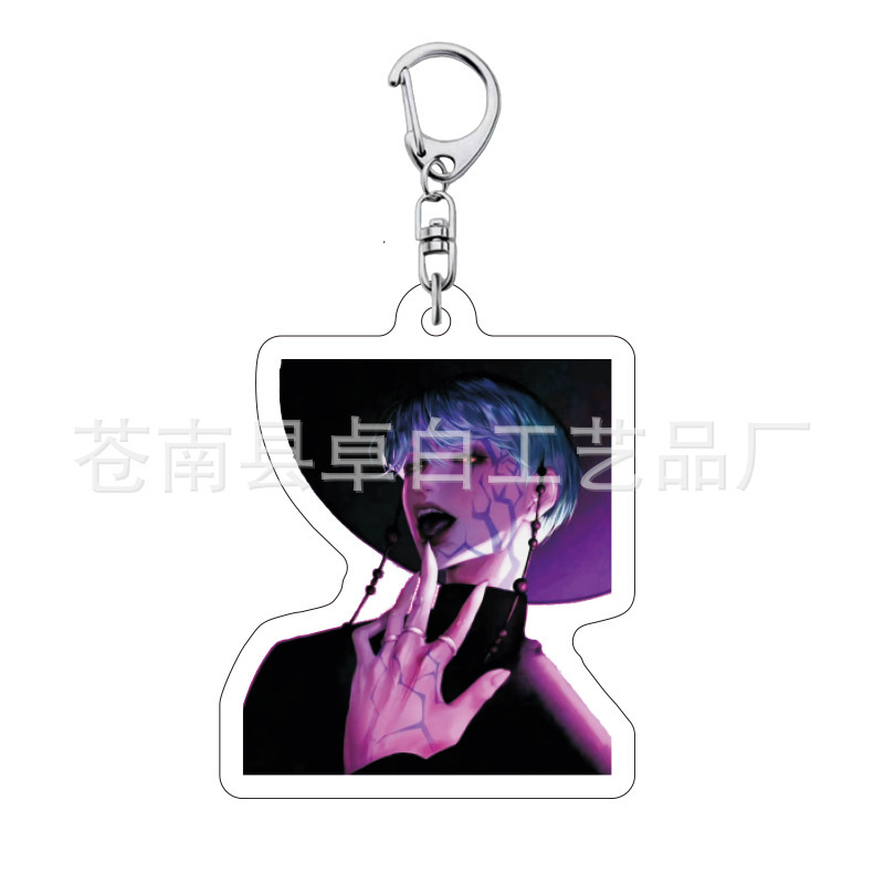 Kpop ハンターウィッチグループルミゾイミラ秦宇周辺かわいいアクリルキーホルダー学生スクールバッグペンダント|undefined