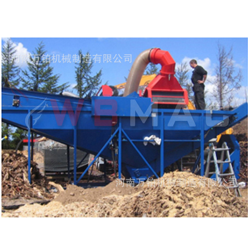 拆迁水泥废料筛分破碎站陈腐垃圾分拣处理设备装潢填埋垃圾分拣机