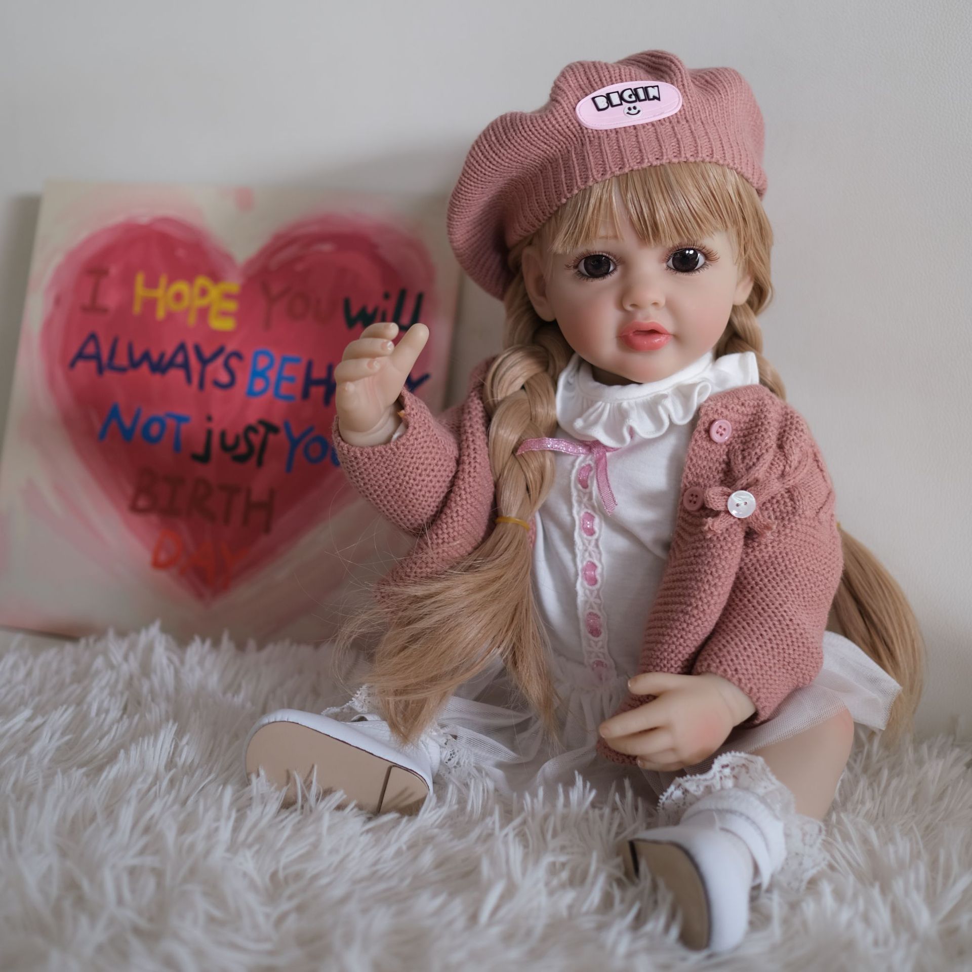 Muñeca Reborn Realista de Silicona Completa de 55cm, NPK, OZON, Fuente de Suministro para Comercio Electrónico Transfronterizo, Dropshipping, Betty