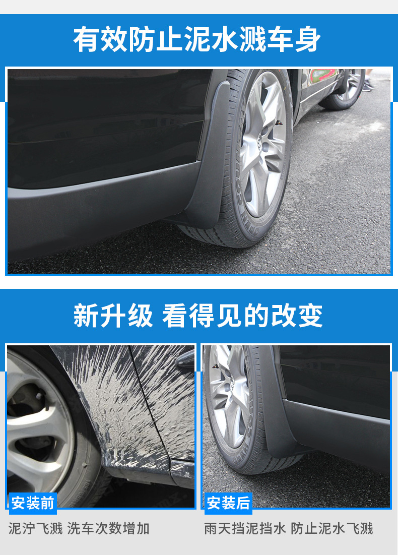 Suitable for Toyota Corolla Axio Fender 07-12-17Axiofielder Car Mudguard Accessories