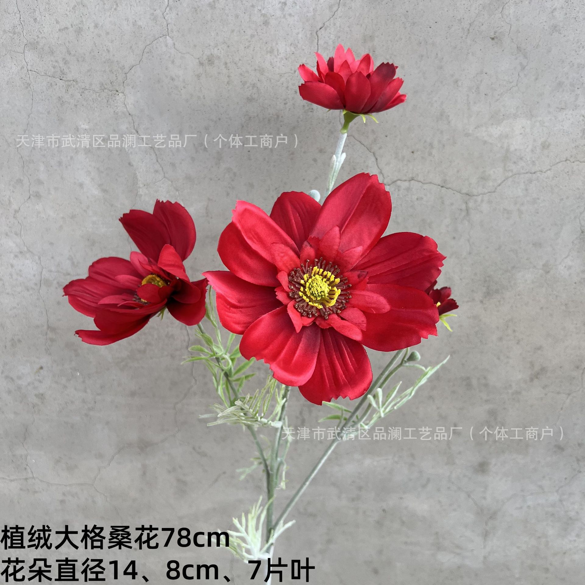 몰려든 큰 게상 꽃