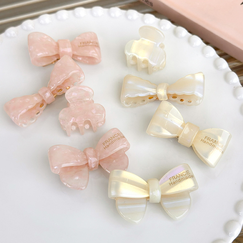 Women's Sweet Simple Style Bow Knot Acetic Acid Sheets Hair Clip Hair Claws display picture 2