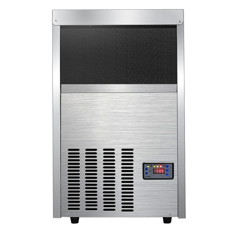 Máquina de hielo de la tienda comercial de té con leche máquina de hielo cuadrada totalmente automática a gran escala 25 / 75kg gran capacidad y pequeño puesto image 6