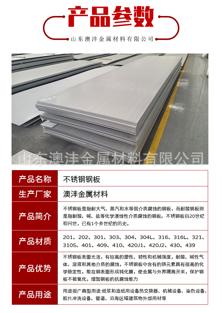 不锈钢板详情页