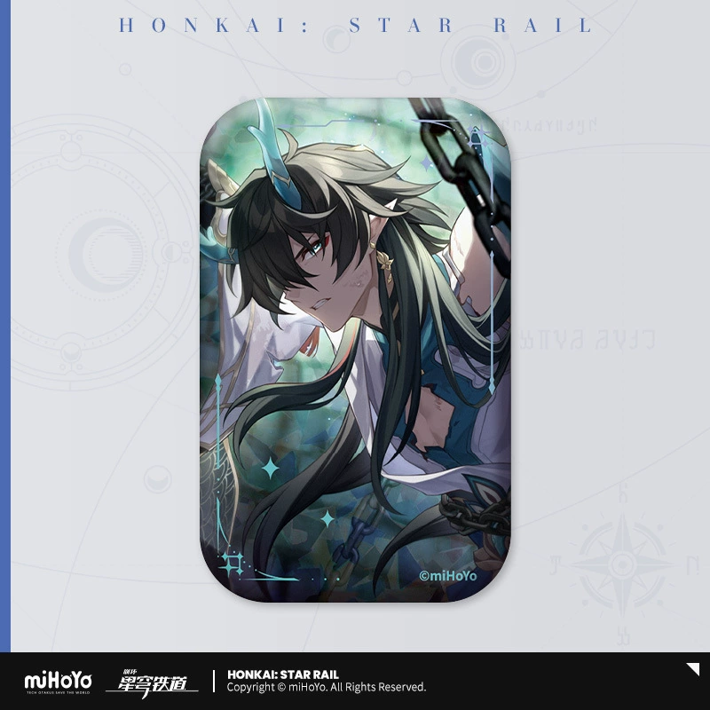 Коллекционный значок (Honkai: Star Rail) — персонаж, цветной картон на подложке, одиночный