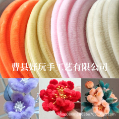 10mm超密ツイストスティック花束オリジナル非遺品スエード髪櫛古風漢服アクセサリー毛根条手作り