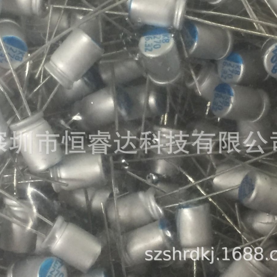 原装正品直插长寿命固态电解电容5*8 6.3V 270UF 插件电容 5*8mm