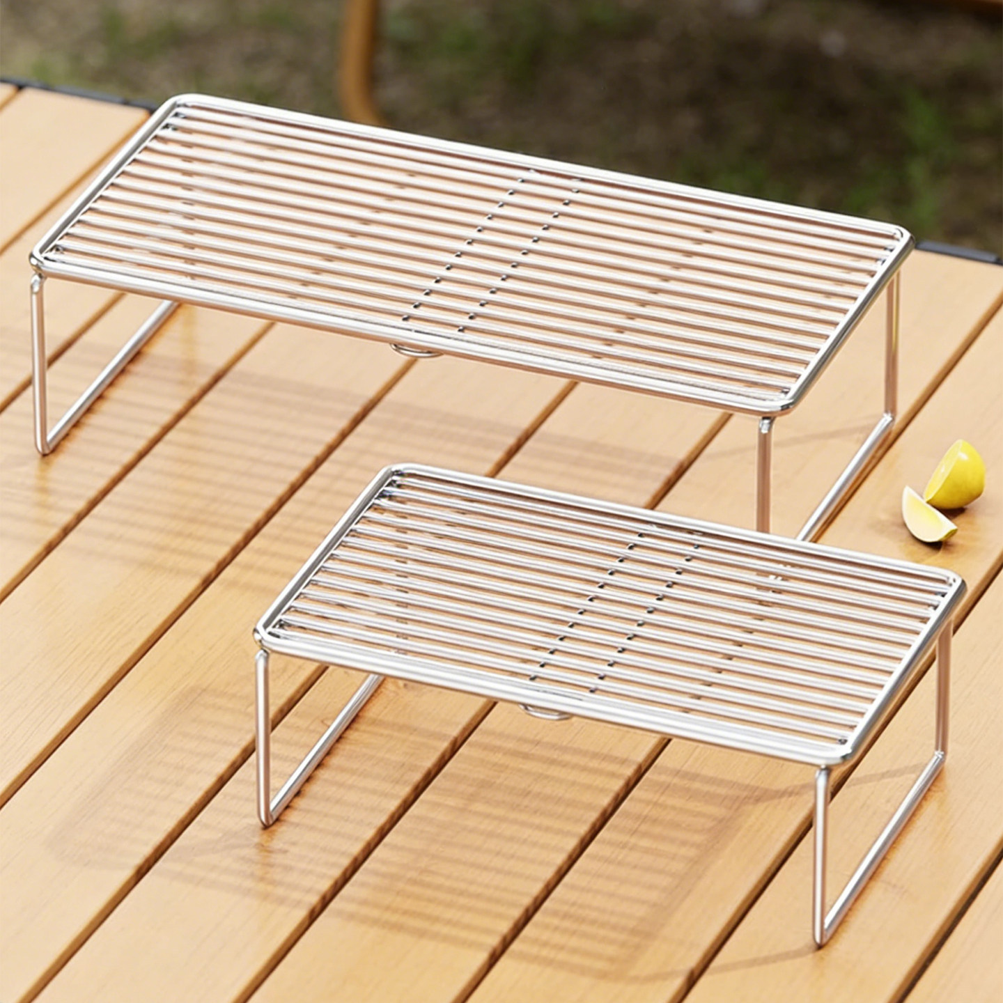 Soporte Plegable para Estufa de Camping de Acero Inoxidable, Portátil para Picnic y Exteriores image 1