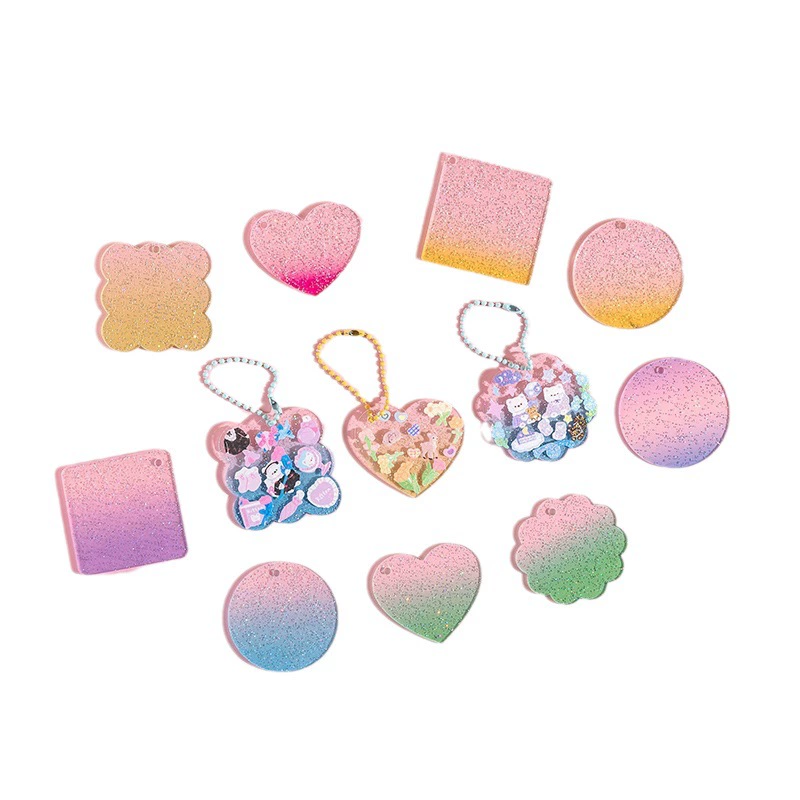 Card holder, transparent set, acrylic sticker, wholesale, gradient