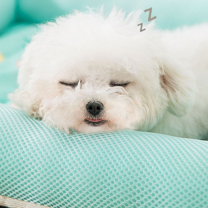 Estilo coreano Perrera de verano Cuatro Estaciones universal estera de verano nido de peluche perro gato Nido estera de perro de verano fresco nido suministros para mascotas