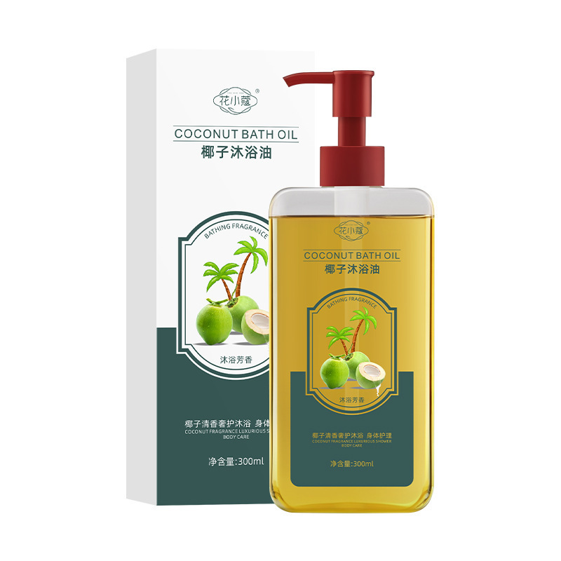 フラワーココナッツ ココナッツ シャワー オイル 300ml オイル コントロール クレンジング 粗さと乾燥を改善 保湿 保湿 シャワー ジェル|undefined