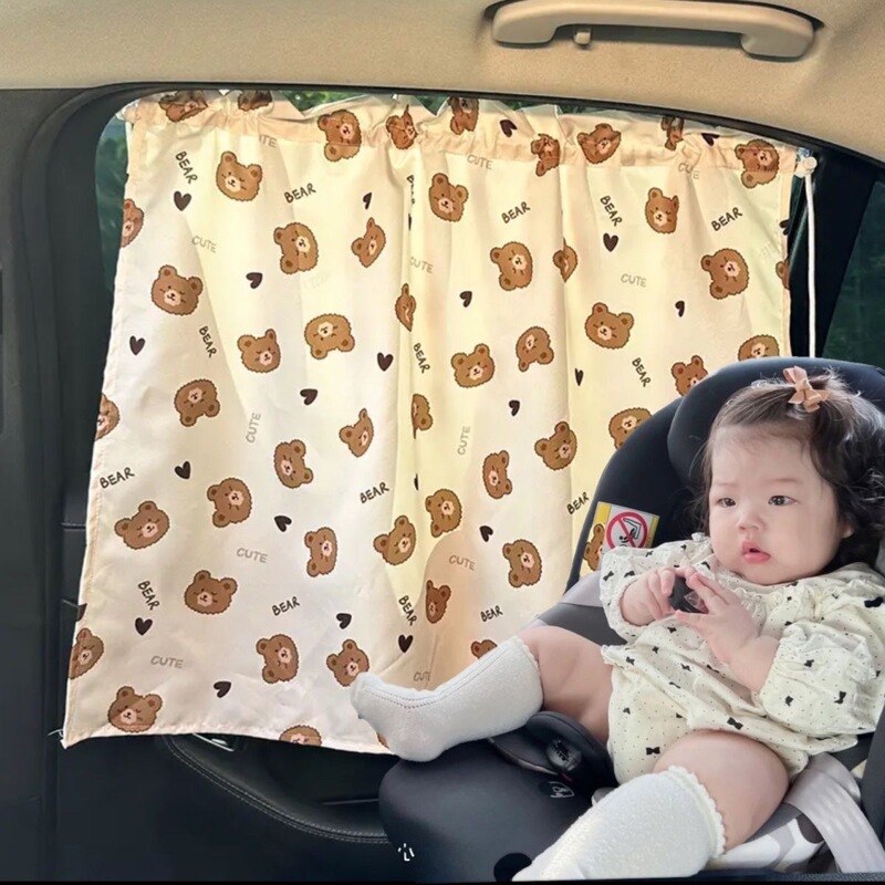 ins 車のサンシェード窓日焼け止め吸盤カーテン車のサイドガード子供用日焼け止めカーテン遮光カーテン|undefined