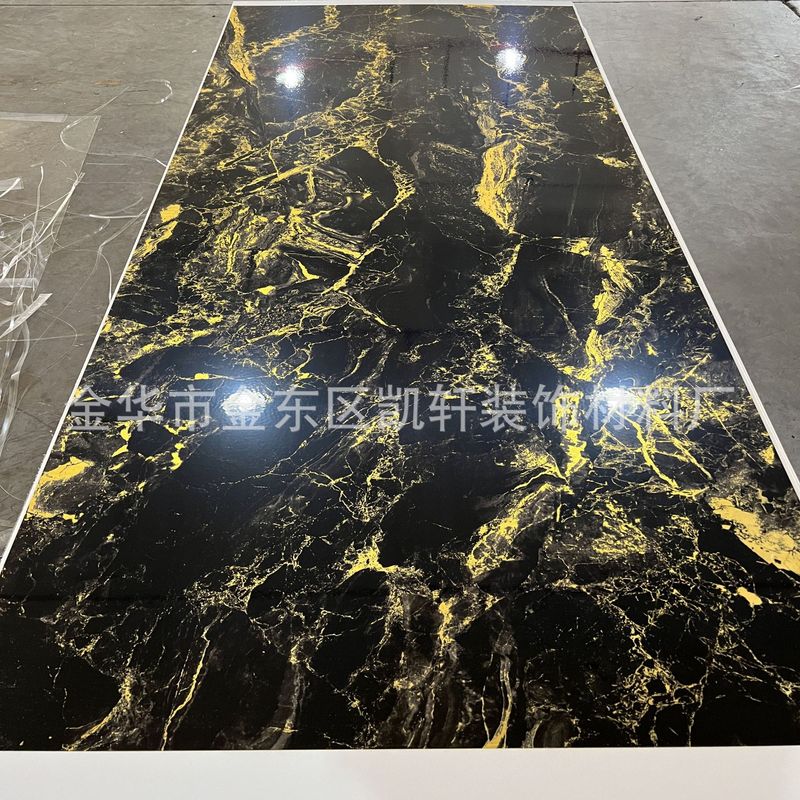 Uv壁板プリント画金板木の装飾面の炭素結晶板倉庫里南の箔押し透明板の波板の背景壁|undefined