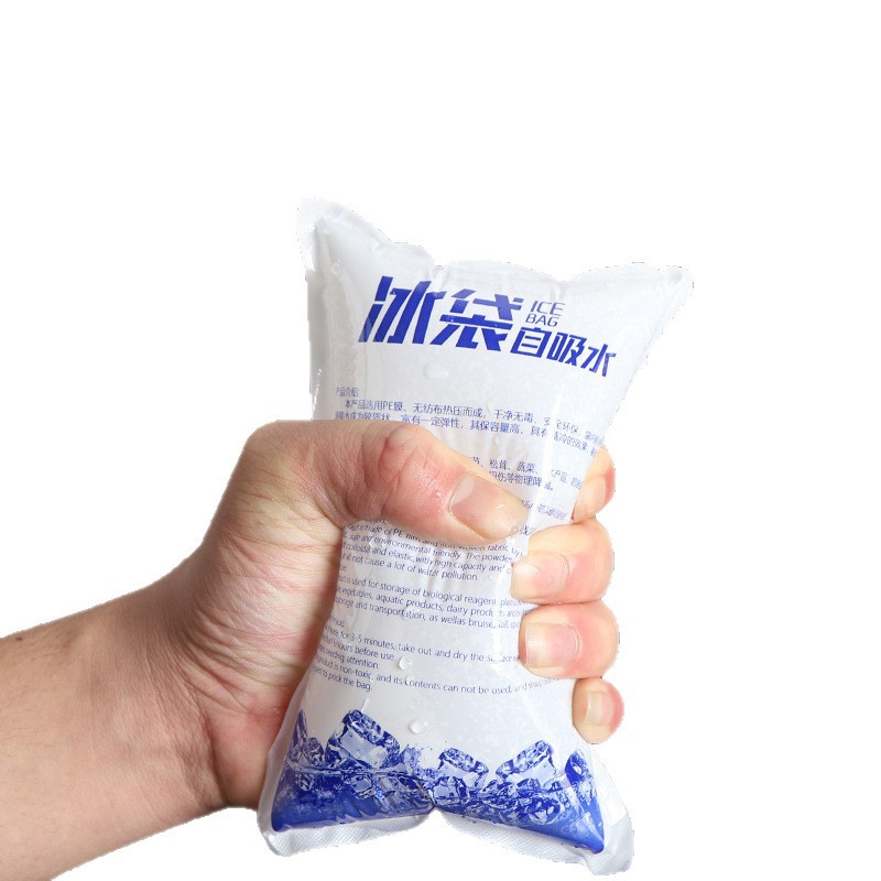 Ice bag, cooled grocery lamp, water absorbent, custom-made, with your logo imprint 5