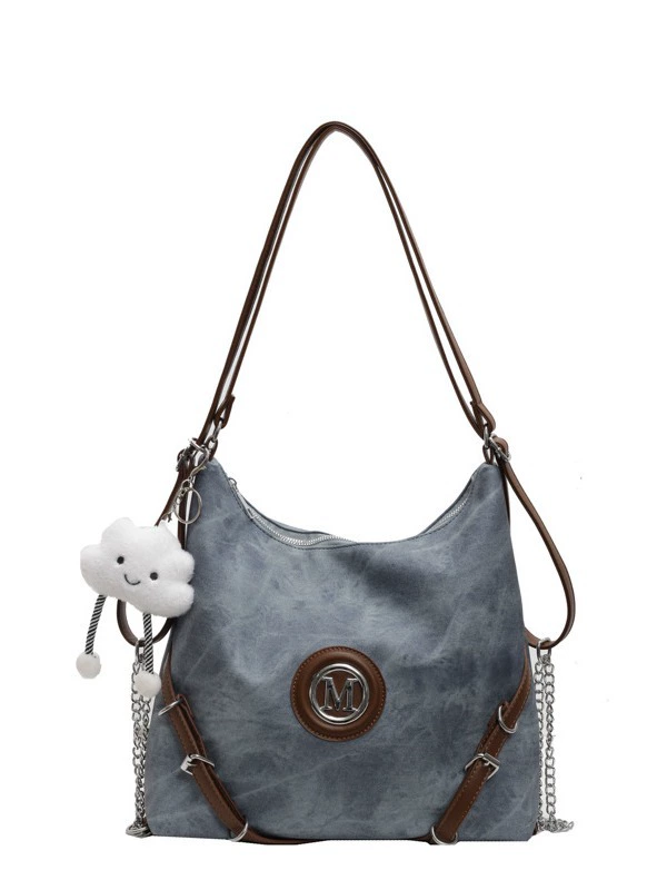 Shoulder bag, capacious universal backpack, trend one-shoulder bag to go out