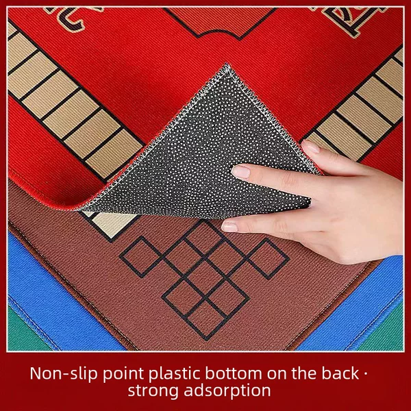 Mahjong cloth tablecloth thickened silencer non-slip hand rub table mat poker square household square table table top a generation of hair