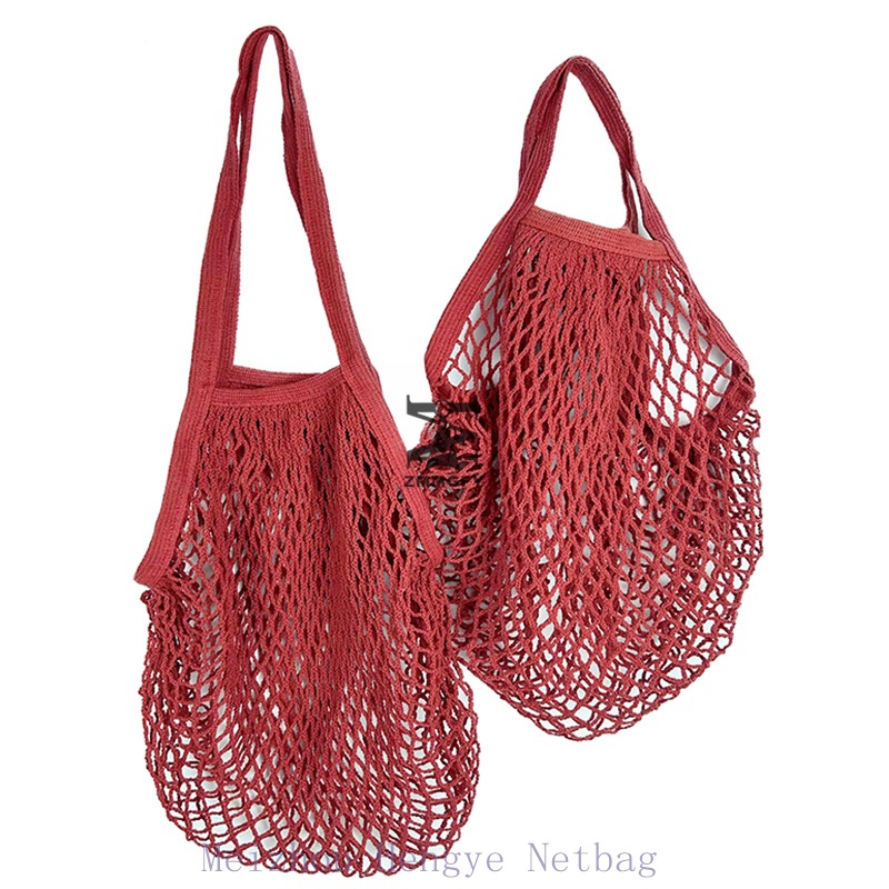 Bolsa de malla de almacenamiento de frutas y verduras de cocina bolsa de artículos diversos bolsa colgante bolsa de compras tejida de gran capacidad bolsa de malla hueca portátil transpirable