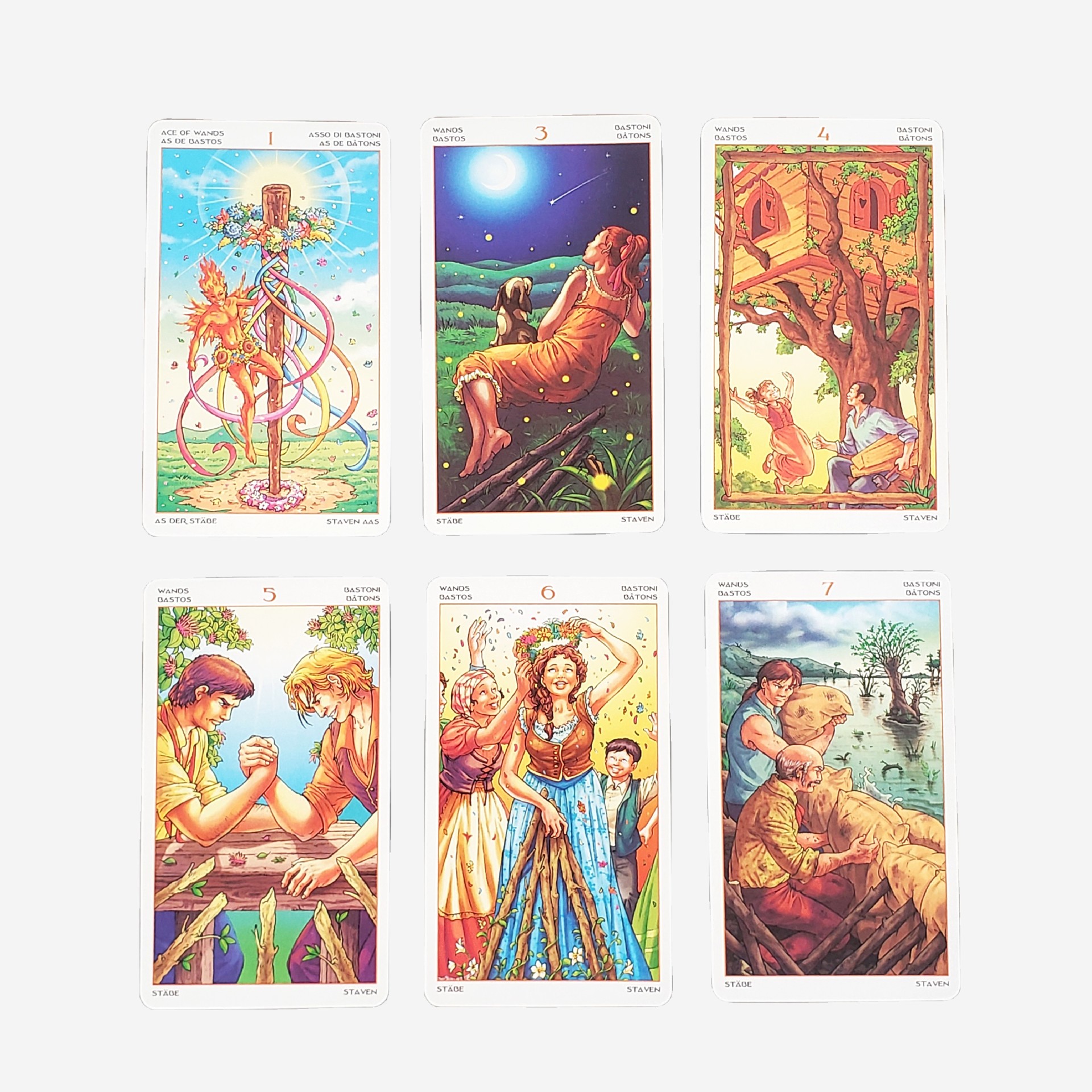 Wheel Of The Year Tarot Card Deck Party Game For Tarot Enthusiasts_voghion.com