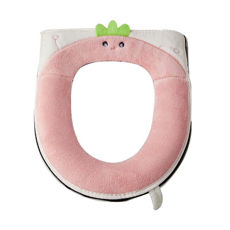 Invierno hogar nuevo cojín impermeable esponjoso de inodoro suave cojín de inodoro