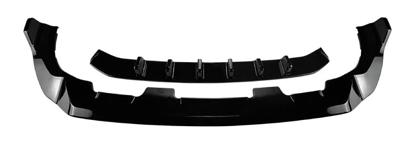 Suitable for Audi Q8 Sq8 4m 2019-2023 Early Model Black Warrior Front Lip Front Spoiler Surround Modification