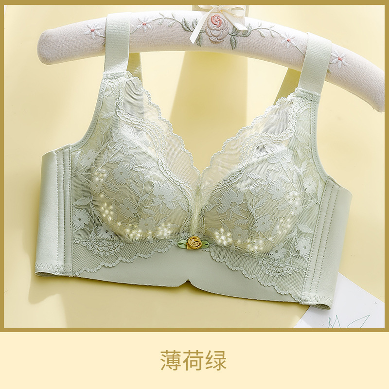 無磁下着女性無鋼圏文ブラジャー快適穴カップ薄いタイプが集まっています。|undefined