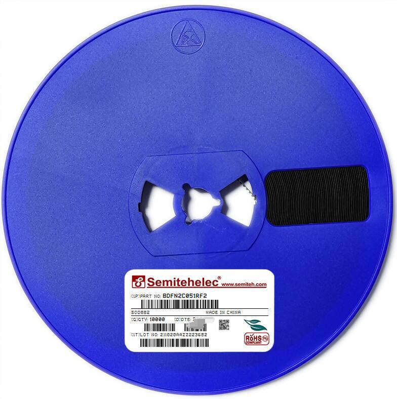 BDFN2C051RF2 ESD静电保护二极管 SOD882 SEMITEH 全新原装正品